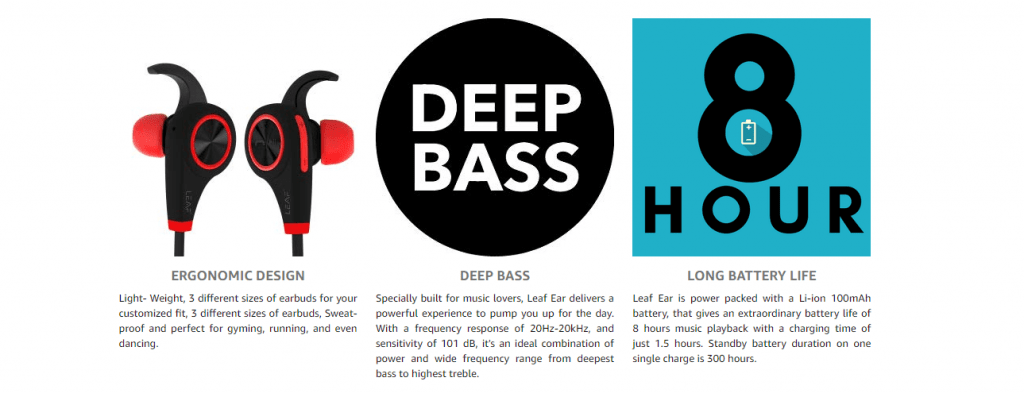 Features Of Leaf Earphones