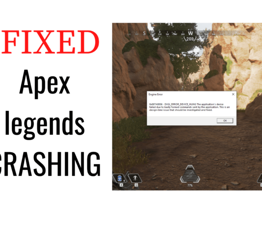 Apex legends CRASHING | How To Fix It
