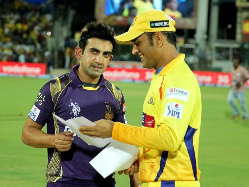 Gautam Gambhir and MS Dhoni