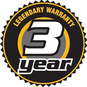 3 year warranty