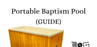 Portable Baptism Pool