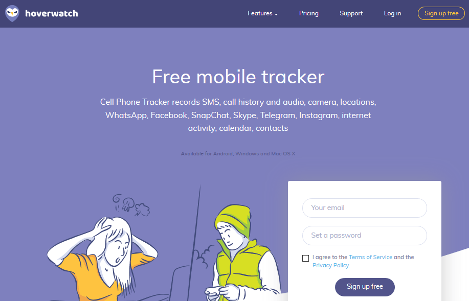 hoverwatch - best spy apps for android 2020