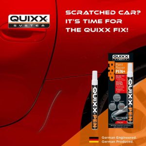QUIXX 10050 How to remove scratch from car at home with pen