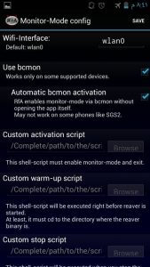 ENABLE MONITOR MODE