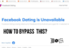 Facebook Dating Not Showing Up