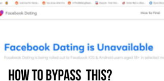 Facebook Dating Not Showing Up