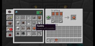 How To Make A Saddle In Minecraft
