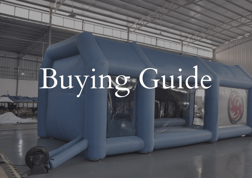 Inflatable Paint Booth - Buying Guide 2021