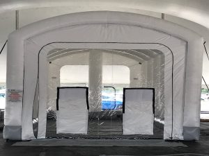 portable paint booth