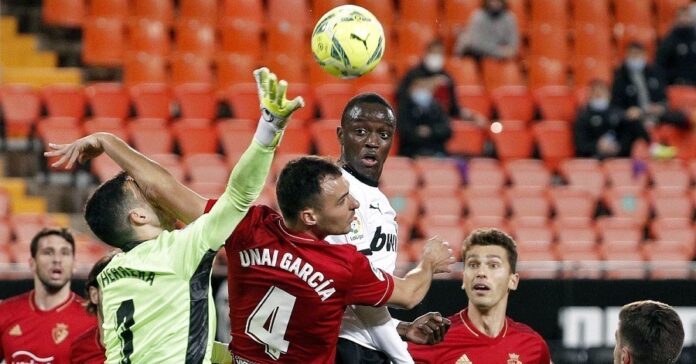 Calleri marks in Mestalla