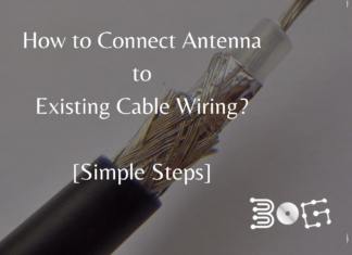 Connect Antenna to Existing Cable Wiring
