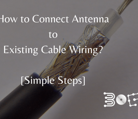 Connect Antenna to Existing Cable Wiring