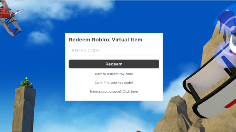 How to redeem Roblox toy codes