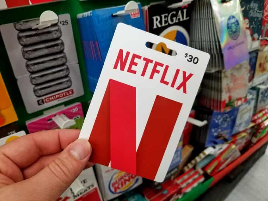 Netflix Gift cards