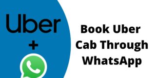 How to Book Uber Cab Through WhatsApp on your Smartphone
