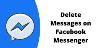 How to Delete Messages on Facebook Messenger