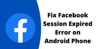 How to Fix Facebook Session Expired Error on Android