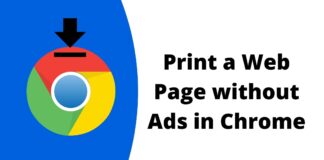 How to Save or Print a Webpage without Ads in Chrome Browser