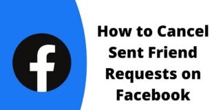 How to Cancel Sent Friend Requests on Facebook