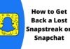 How to Get Back a Lost Snapstreak on Snapchat
