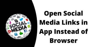 How to Open Social Media Links in App Instead of Browser