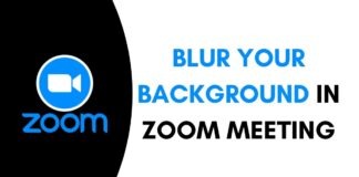 How to Blur Your Background In Zoom Meeting