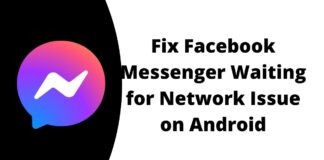 How to Fix Facebook Messenger Waiting for Network Issue on Android
