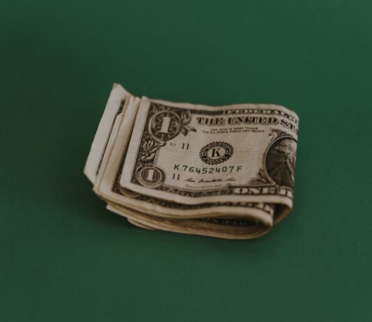 1 US dollar banknote