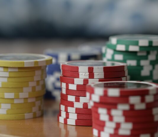 red and white round plastic containers