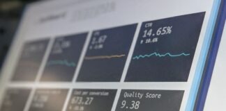 turned on monitoring screen