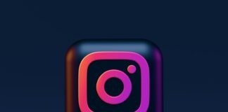 blue and red square logo