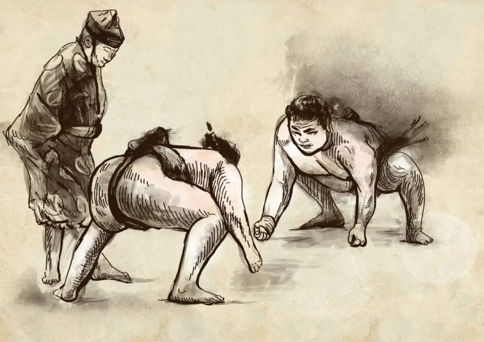 An,Hand,Drawn,full,Sized,Illustration,(original),From,Series,Martial,Arts: