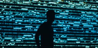 silhouette photography of man