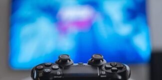 black sony ps 4 game controller