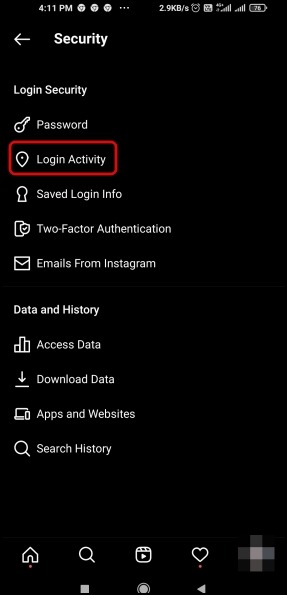 Logout of Instagram from Mobile