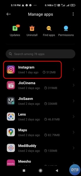 Camera and Microphone Permission Instagram