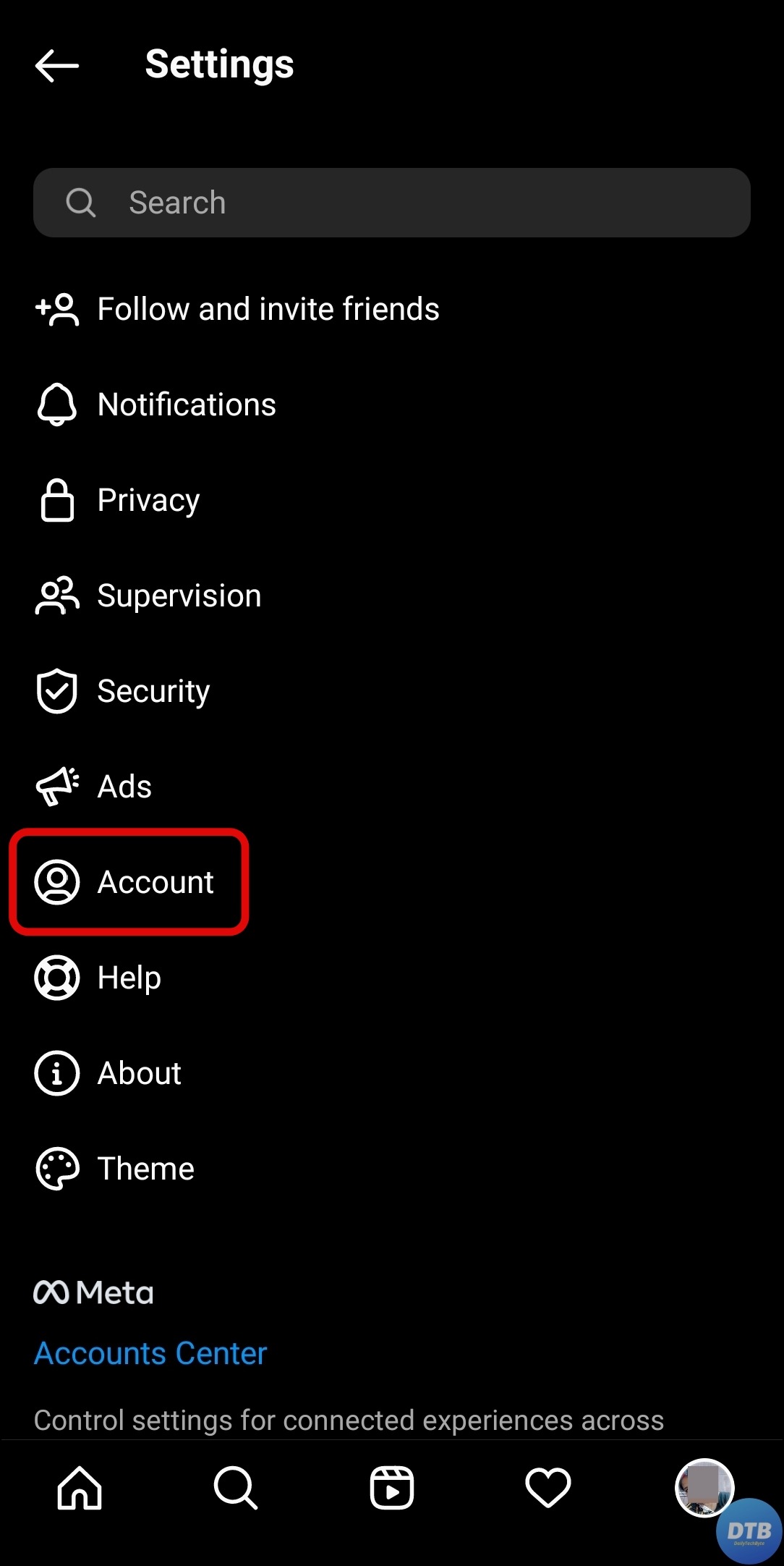 Disable Data Saver on Instagram