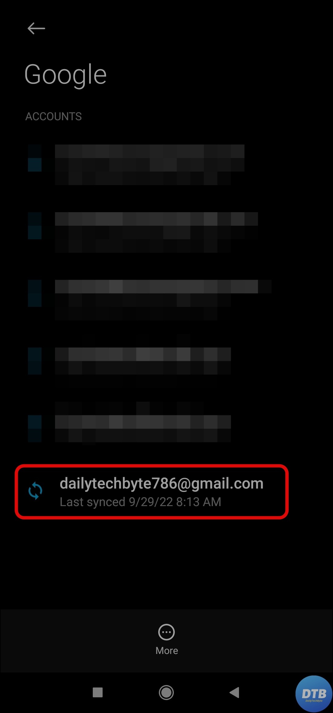 Sign out and Sign in again on Mobile