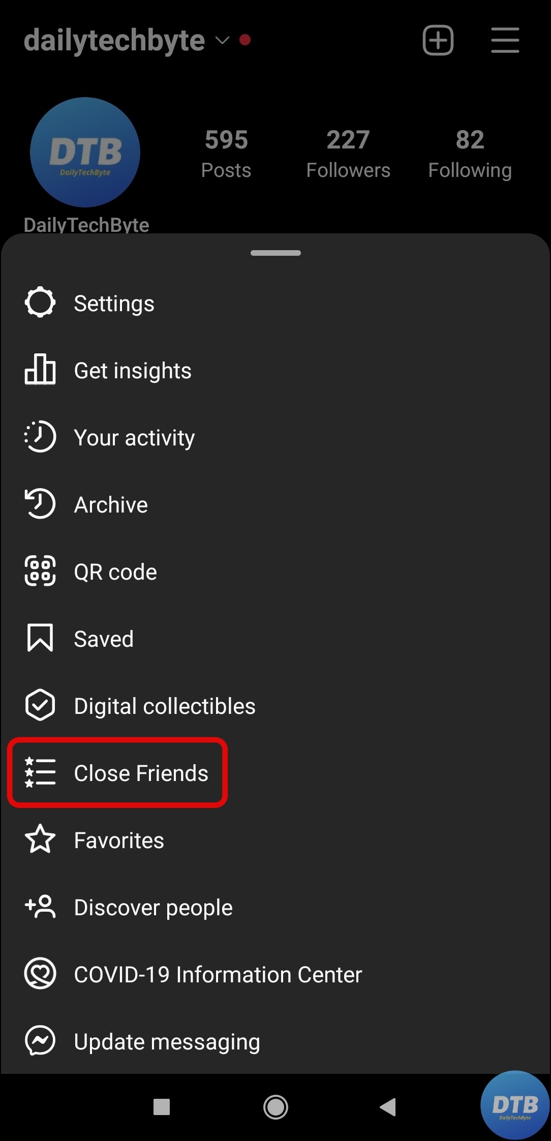 Remove Users from Close Friends List