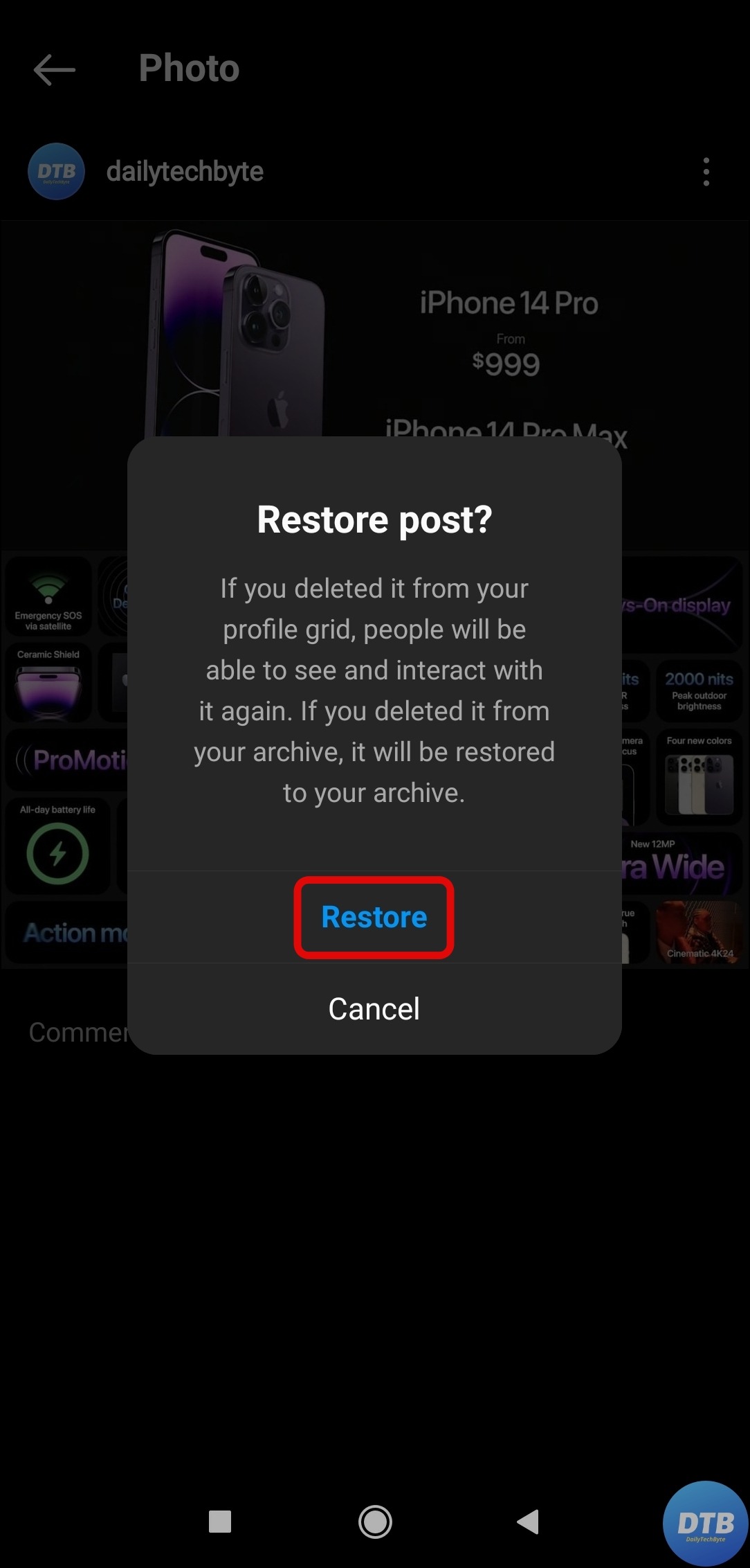 Change Photo Order in Instagram Carousel
