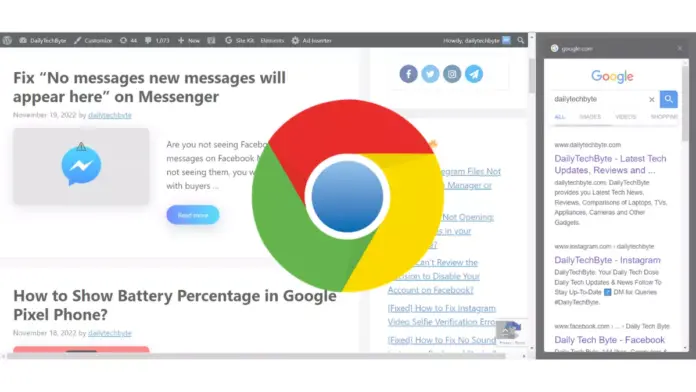 How to Turn OFF Side Search Feature in Google Chrome How to Turn OFF Side Search Feature in Google Chrome