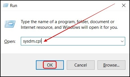 From System Properties