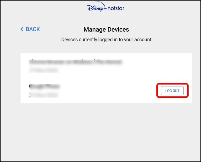 How to Log Out of all devices on Disney+ Hotstar? - JGuru
