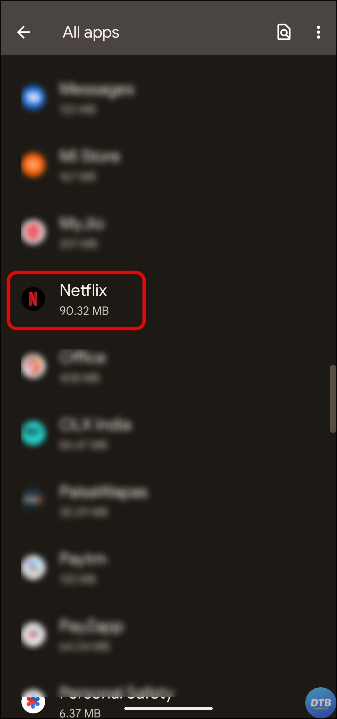 Clear Netflix App Cache Data