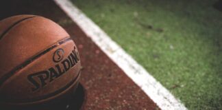 brown Spalding basketball