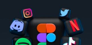 blue red and green letters illustration