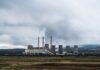 industrial power plant skyline
