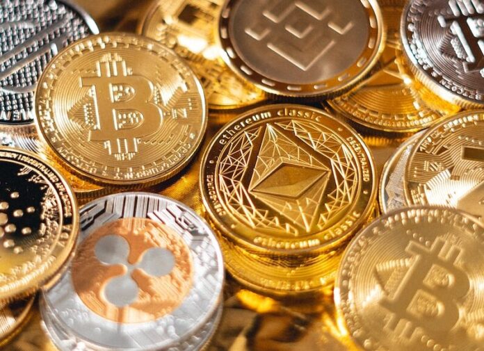 Photo by Art Rachen silver and gold round coins