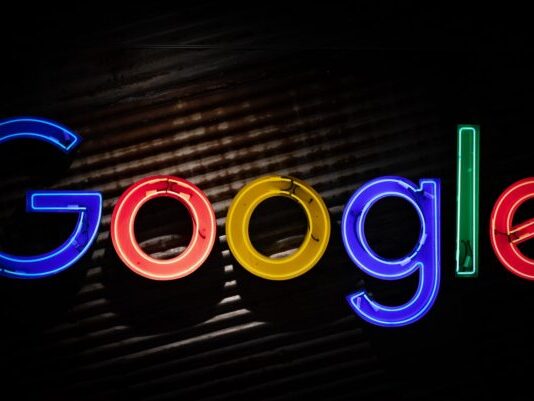 Google logotyp neonljusskyltar