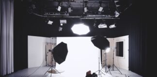 camera studio set up
